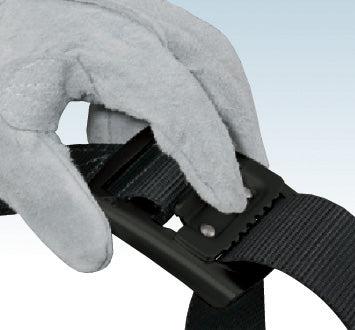 タジマ 新規格胴ベルト アルミワンフィンガーバックル 黒-ベルト類-金津屋商店