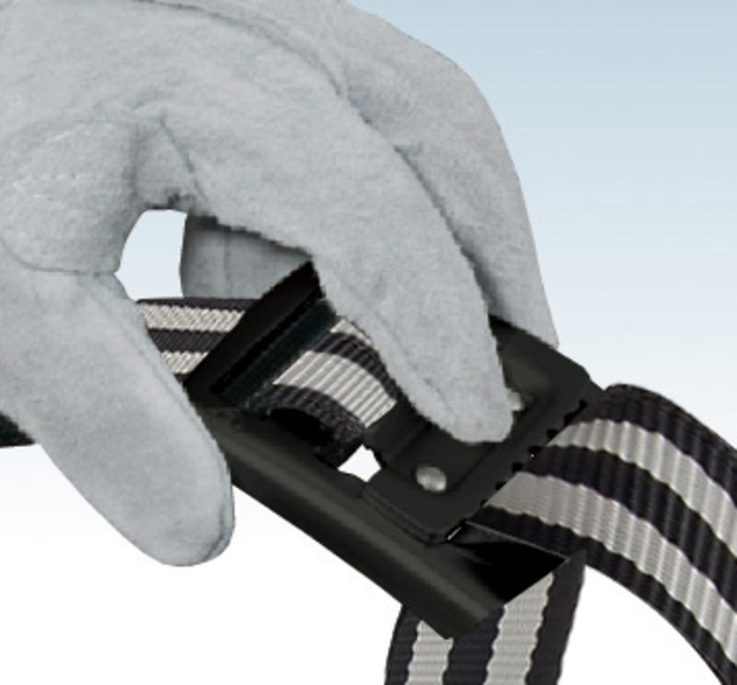 タジマ 新規格胴ベルト アルミワンフィンガーバックル ボーダー柄-ベルト類-金津屋商店