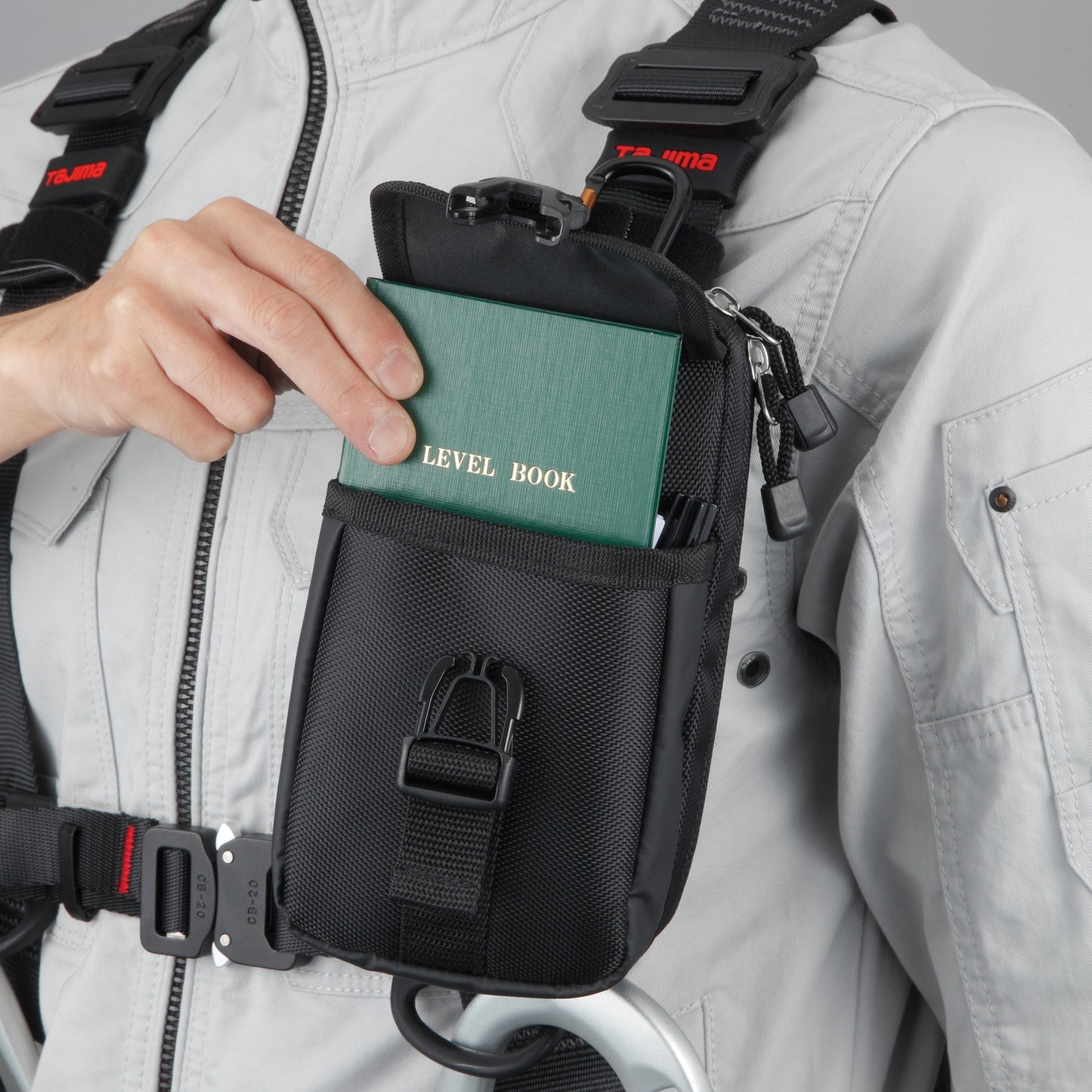 タジマ セフ着脱式パーツケース 胸用2段大 SFPCN-CB2L-SFPCN-CB2L