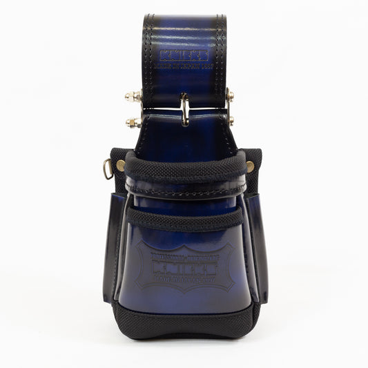 ニックス(KNICKS) アドバンガラス革 小物腰袋 ADV-201VADX-ホルダー-ADV-201VADX-BL-金津屋商店