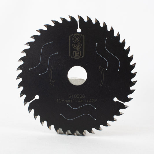 四ツ目 切ってみてーな!ブラック 造作・一般木材用チップソー フッ素コーティング-チップソー-金津屋商店