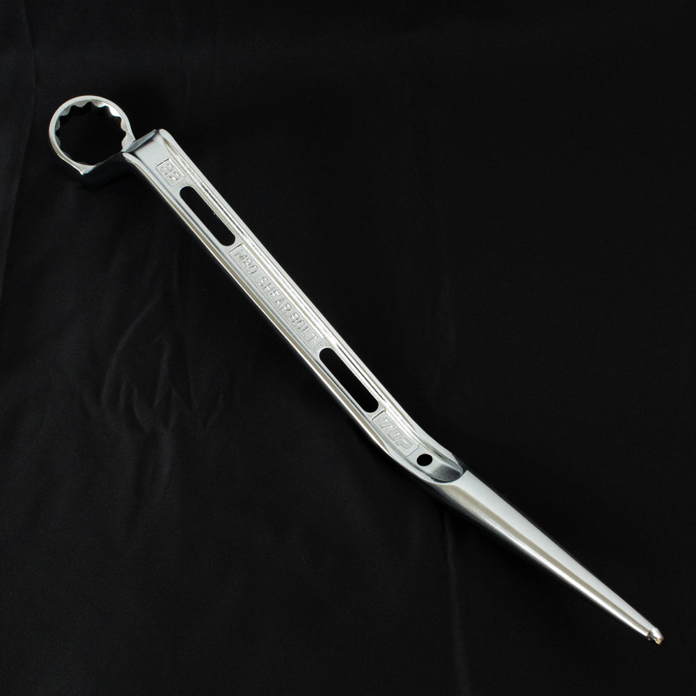 カクイ シャーボルト用メガネレンチ 曲がりシノ付-レンチ-金津屋商店