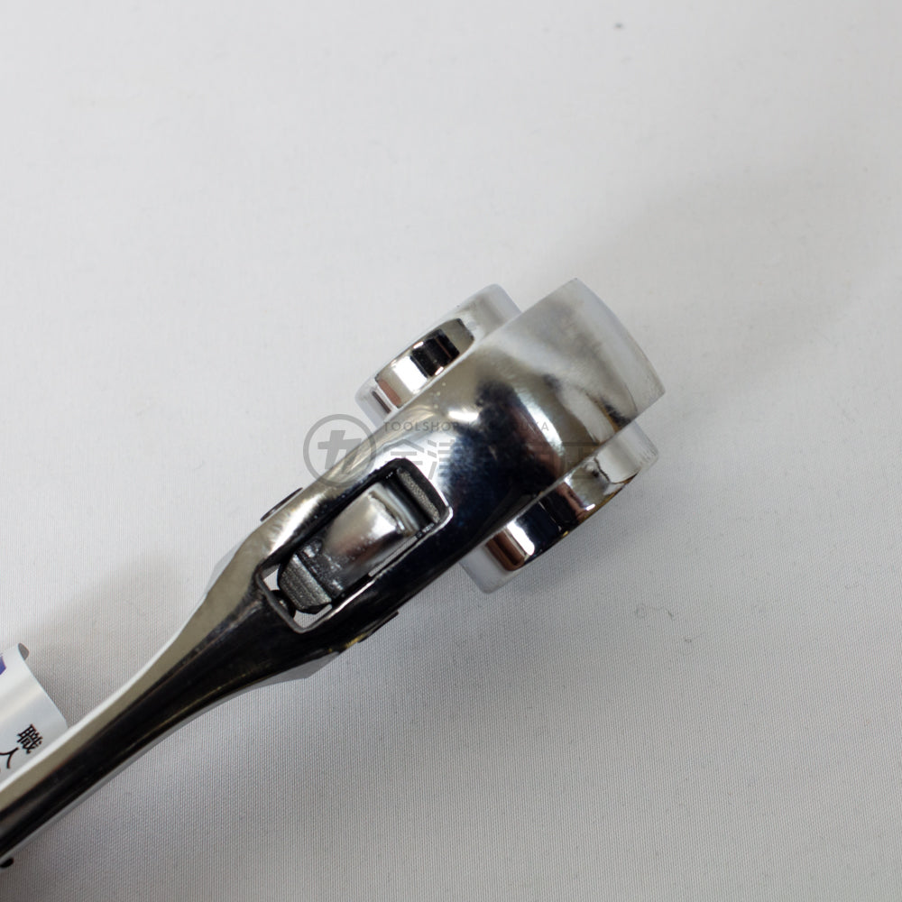 TOP工業 総磨きラチェットレンチ17×21 コンパクトタイプ RM-17×21C-SV-ラチェット-金津屋商店
