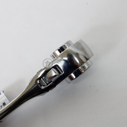 TOP工業 総磨きラチェットレンチ17×21 コンパクトタイプ RM-17×21C-SV-ラチェット-金津屋商店