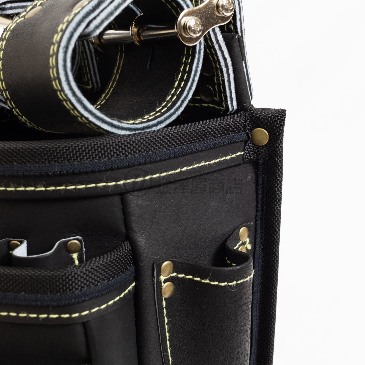 ニックス(KNICKS) 最高級硬式グローブ革 3段腰袋 チェーンタイプ バリスティック補強仕上げ KGB-301DDX-腰袋-KGB-301DDX-金津屋商店