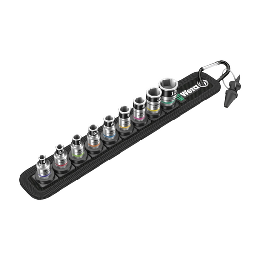 Wera A1 サイクロップ ソケットベルトセット 1/4 差し込み-