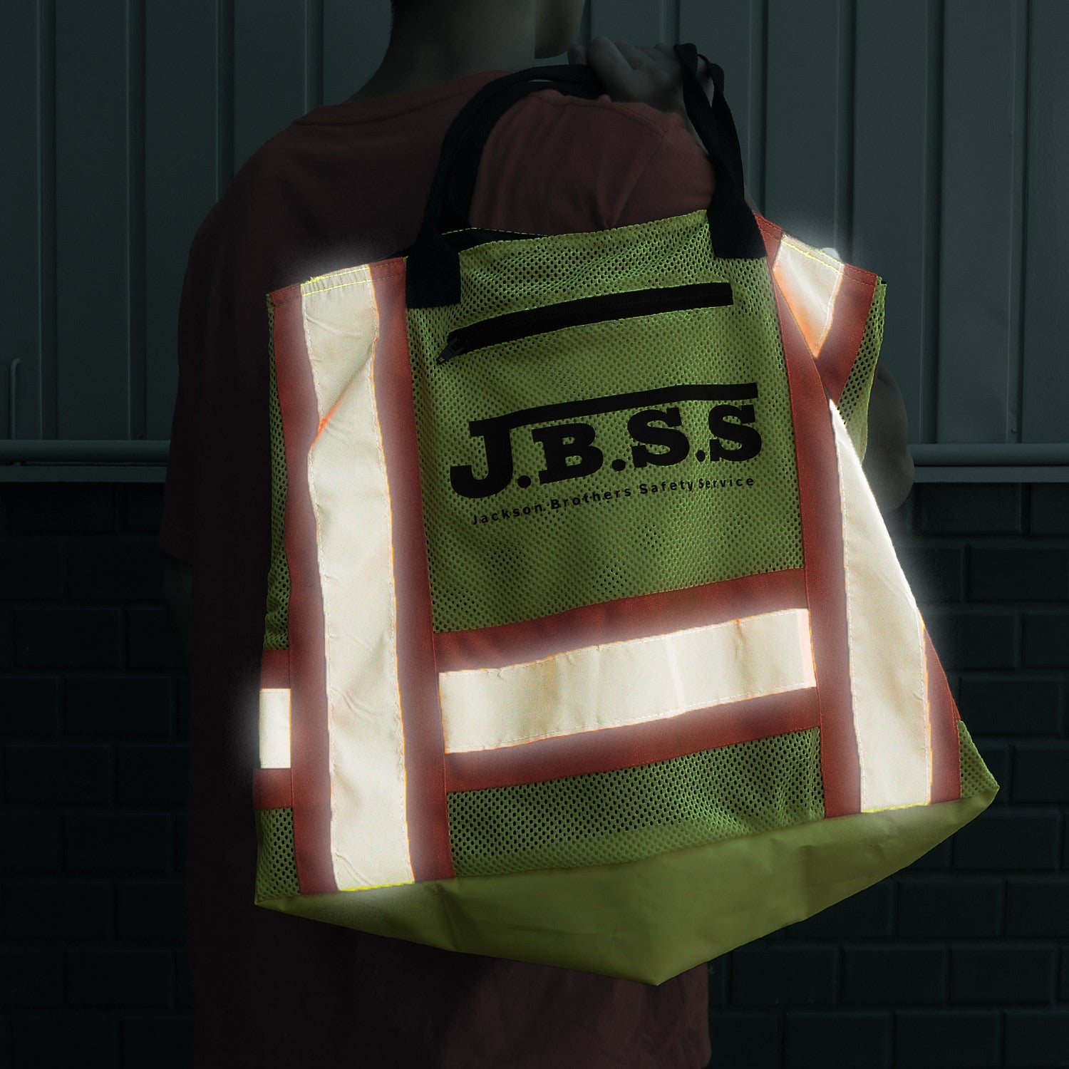 JBSS Hi-VisハードハットBAG JB-TOT-OR/YE/GR-
