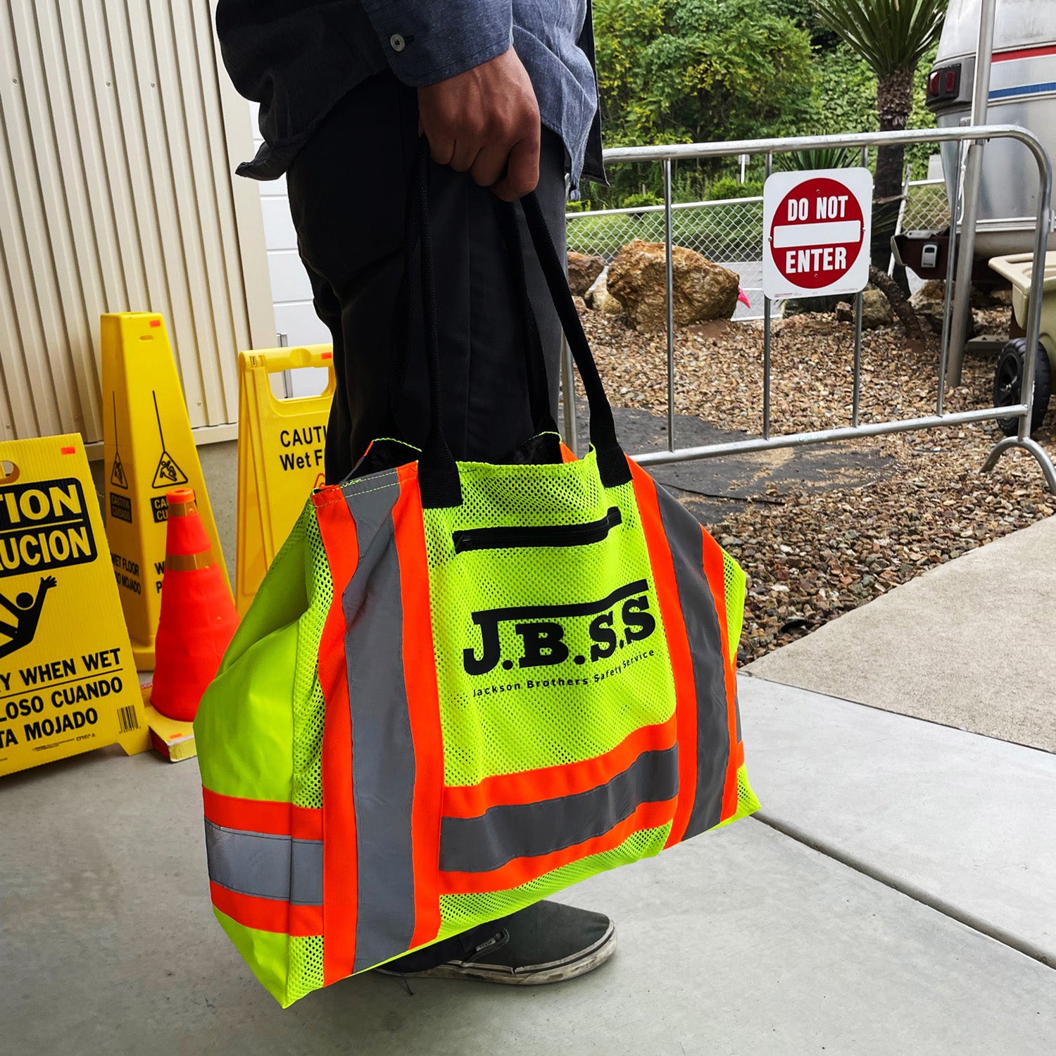 JBSS Hi-VisハードハットBAG JB-TOT-OR/YE/GR-