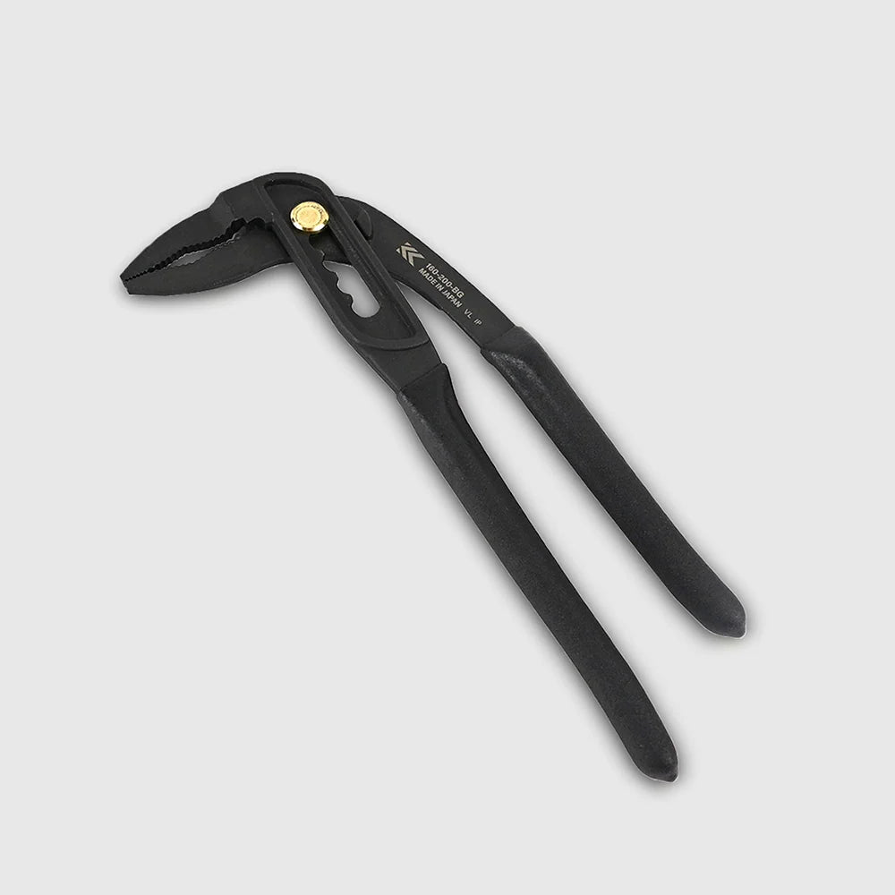 【予約商品】フジ矢 薄型ウォーターポンププライヤー（黒金） 160-200-BG-