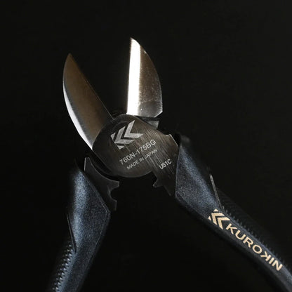 【予約商品】フジ矢 偏芯強力ニッパ薄刃（黒金）175mm 760N-175BG-