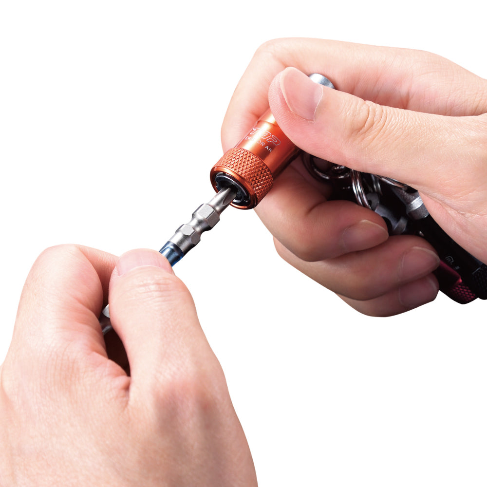 【予約商品】TOP工業 携帯用ワンタッチ式ビットホルダー 単品/3色セット EWB/RBKORN-