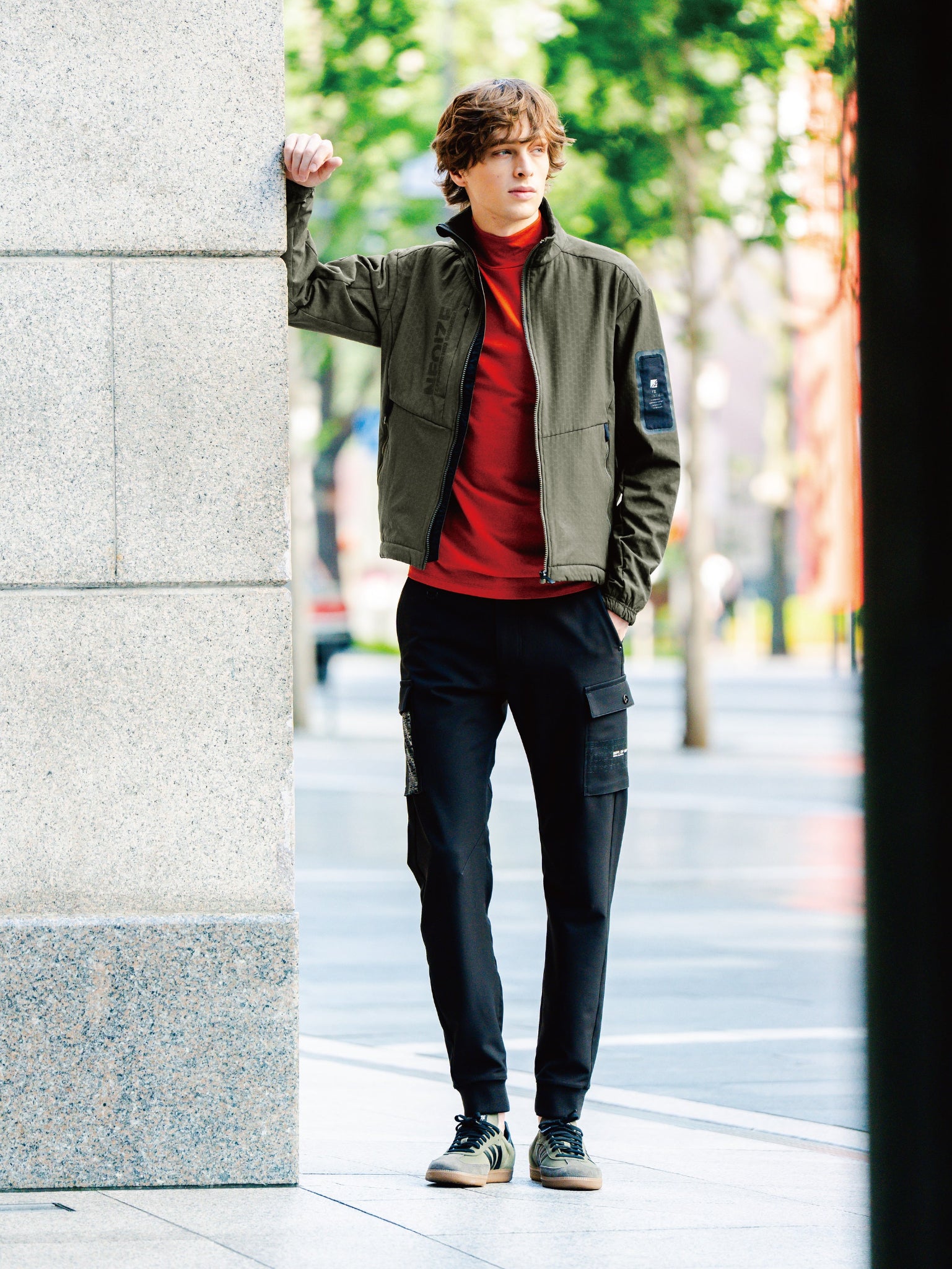 I'Z FRONTIER ライトウォームA.D.ストレッチワークジャケット #8710