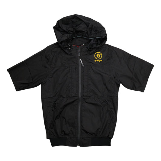 自重堂 Z-DRAGON 空調服(R) 半袖ブルゾン 74400 ブラック【 金津屋商店ロゴプリント】-