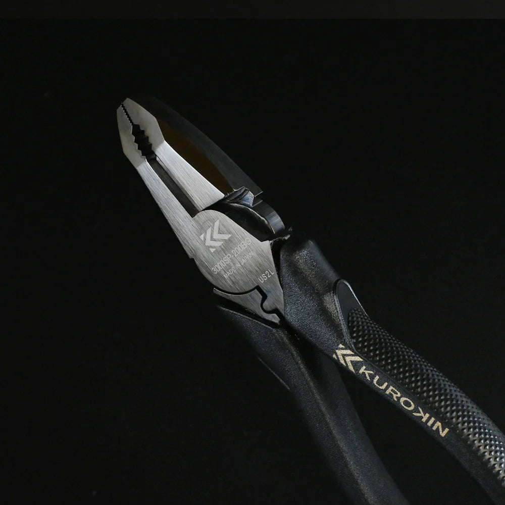 【予約商品】フジ矢 テコペン偏芯パワーペンチ （黒金）200mm 3000SP-200BG-