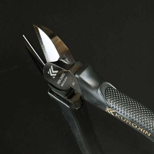 【予約商品】フジ矢 偏芯強力ニッパ薄刃（黒金）200mm 760N-200BG-