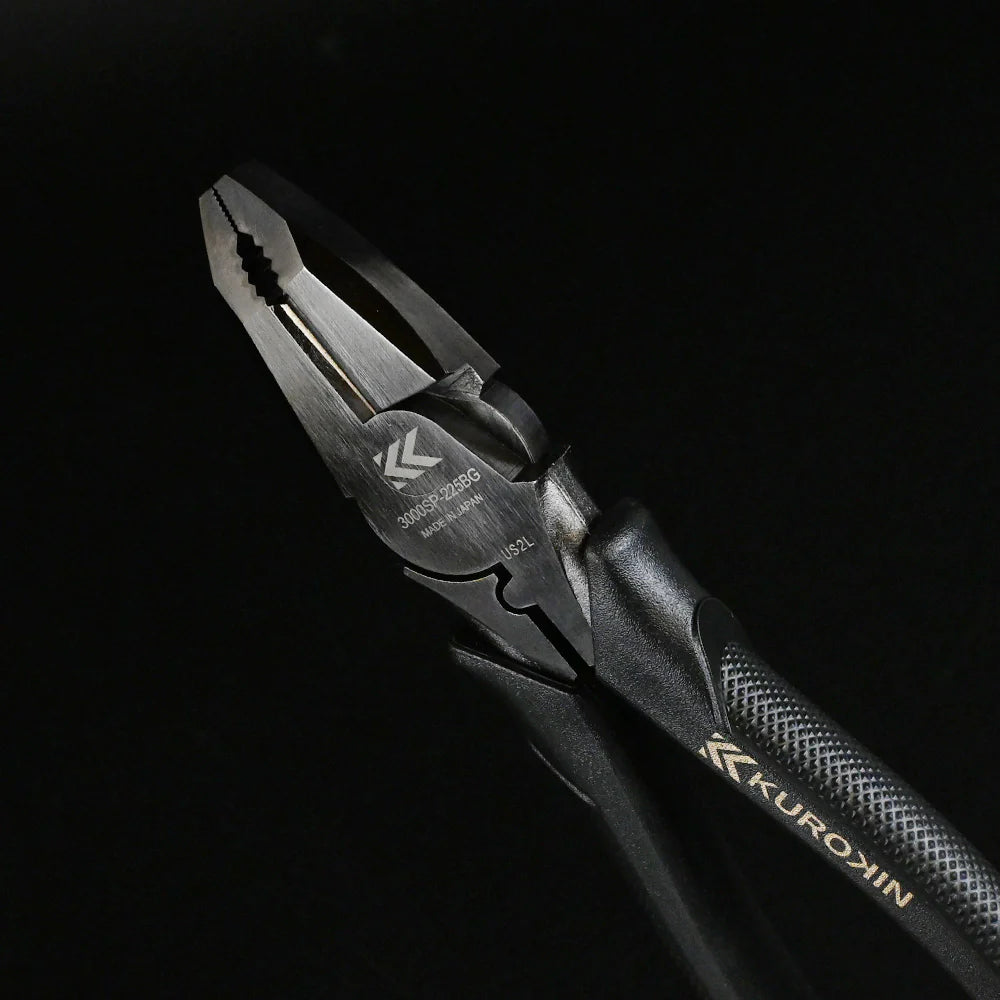 【予約商品】フジ矢 テコペン偏芯パワーペンチ （黒金）225mm 3000SP-225BG-