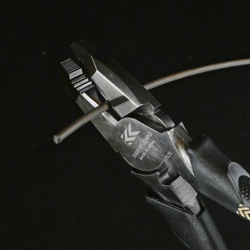 【予約商品】フジ矢 テコペン偏芯パワーペンチ （黒金）225mm 3000SP-225BG-