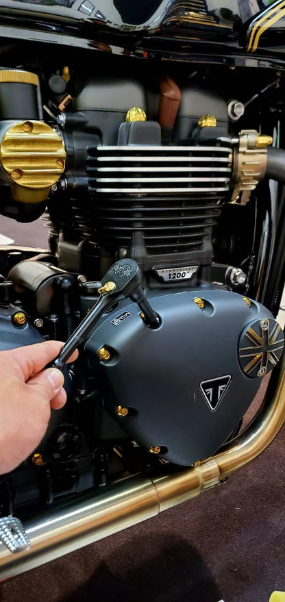 OSKtools 1/4ロープロファイル リバーシブル ラチェット 90T-