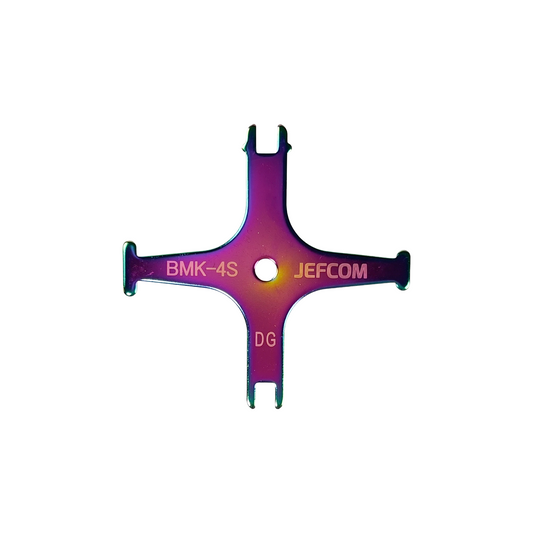 ジェフコム 盤用マルチキー (レインボーカラー) BMK-4S-RB