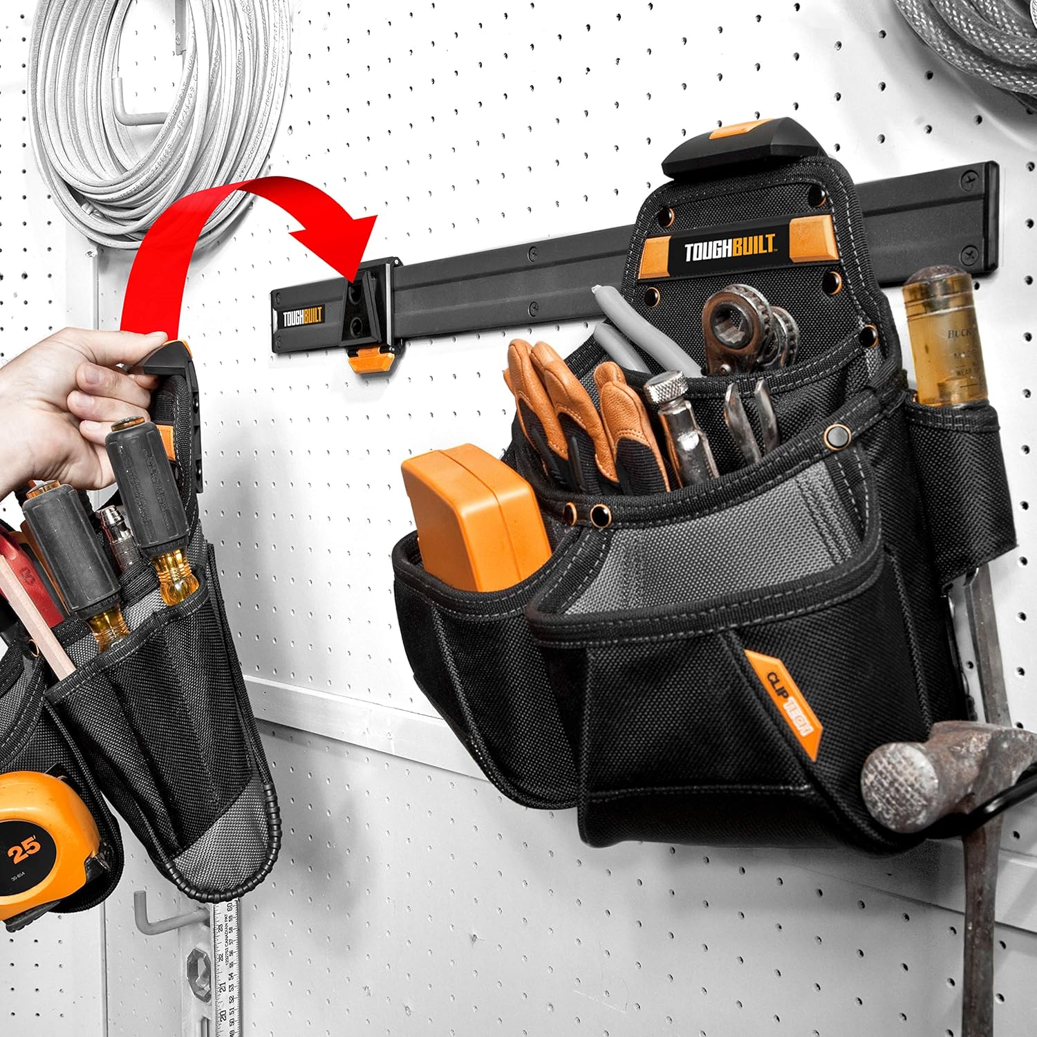 TOUGHBUILT CLIP TECH ウォールオーガナイザーレール TB-53-