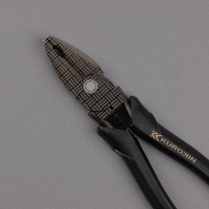 フジ矢 偏芯パワーペンチ（黒金）225mm 3000N-225BG 【金津屋商店オリジナルデザイン：三崩し】-