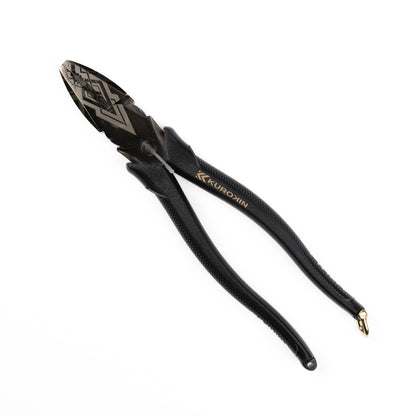 フジ矢 偏芯パワーペンチ（黒金） 225mm 3020N-225BG【ファン・キャラバン限定デザイン】-3020N-225BG-B