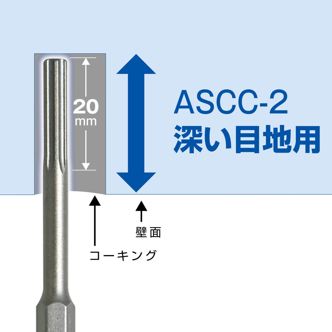 ANEX 速コーキングカッター 深い目地用 ASCC-2-ASCC-2