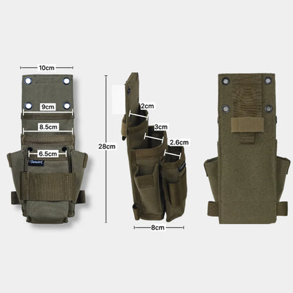 Durawork シャークポーチ（SANG-O） Dura410 BLK/BRW