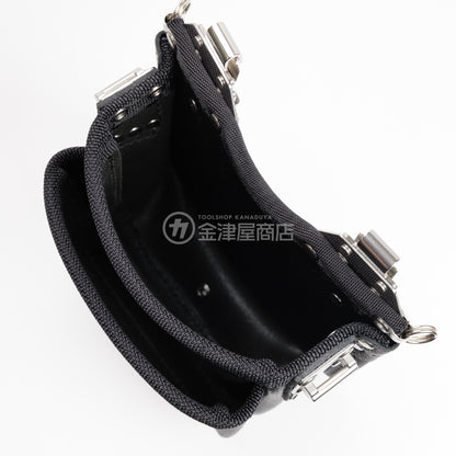 MIKI 本革2段腰袋 エンボス加工革・ダイレクトタイプ SPH-BM2D-