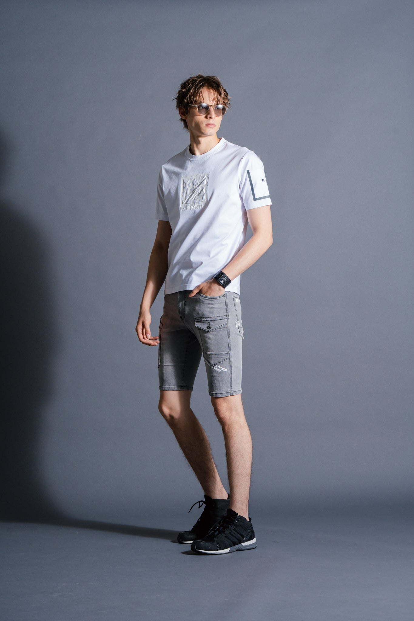 I’Z FRONTIER 接触冷感クルーネックプリントTシャツ #009 [2026SS]-
