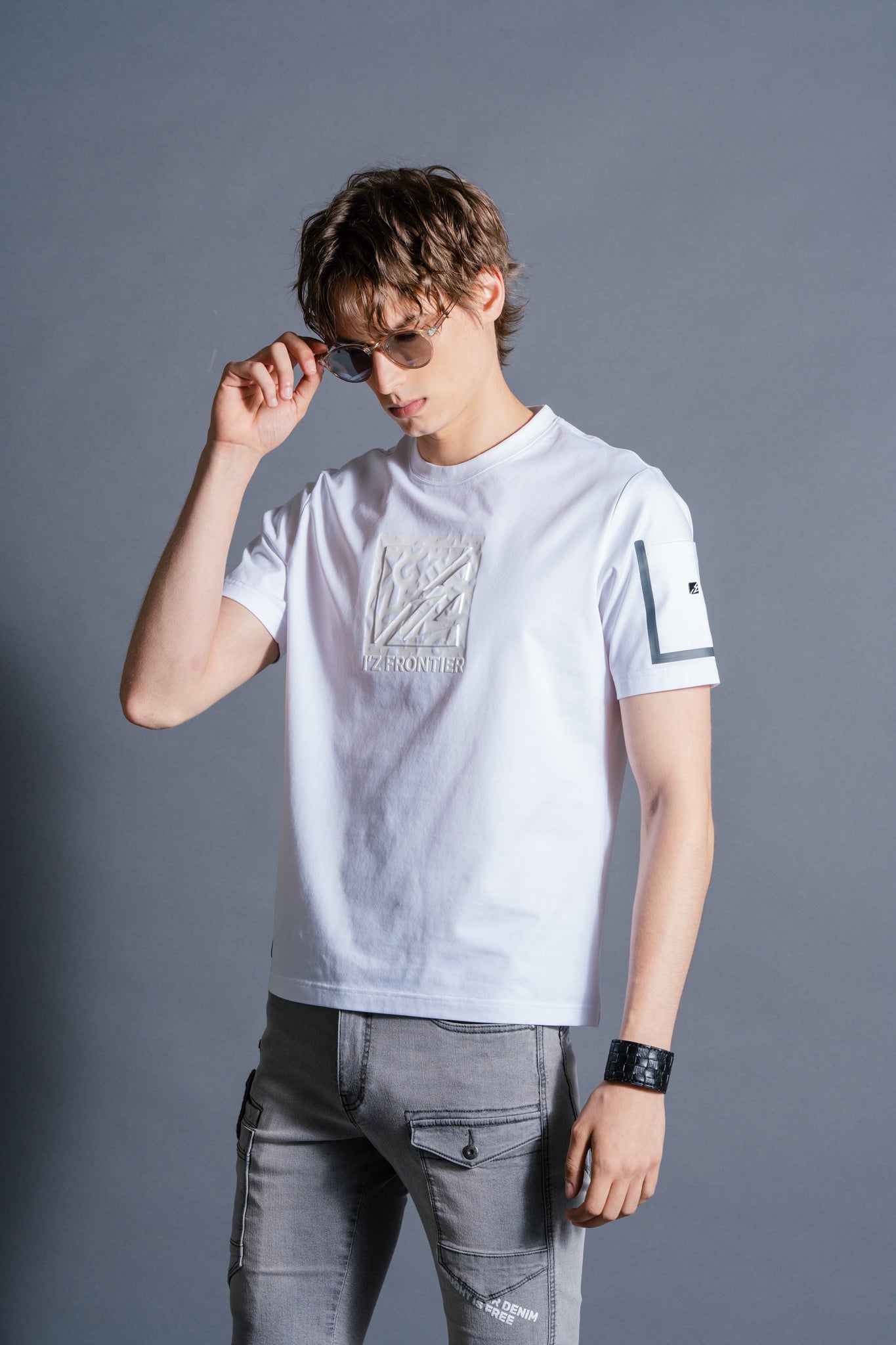I’Z FRONTIER 接触冷感クルーネックプリントTシャツ #009 [2026SS]-