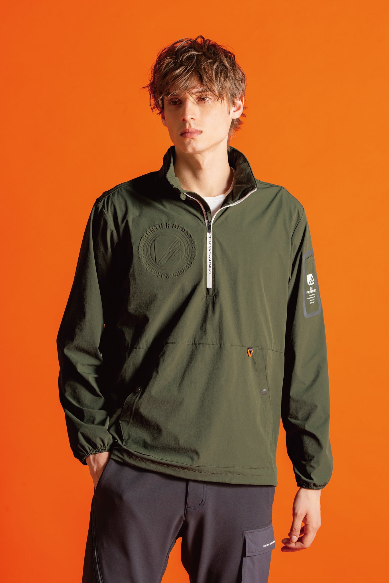 I’Z FRONTIER A.D.ストレッチナイロンパーカ #9036 [2025AW]