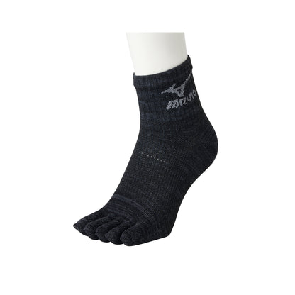 MIZUNO WORK 消臭ダブル メンズ ワークソックス 12cm丈 5本指 2P A89-810-