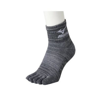 MIZUNO WORK 消臭ダブル メンズ ワークソックス 12cm丈 5本指 2P A89-810-