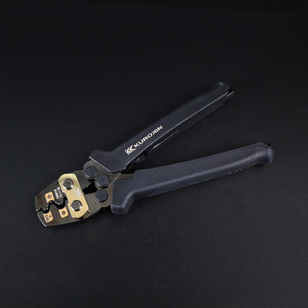 【予約商品】フジ矢 圧着⼯具 (銅線⽤‧リングスリーブ⽤)（黒金）FC-27-BG-