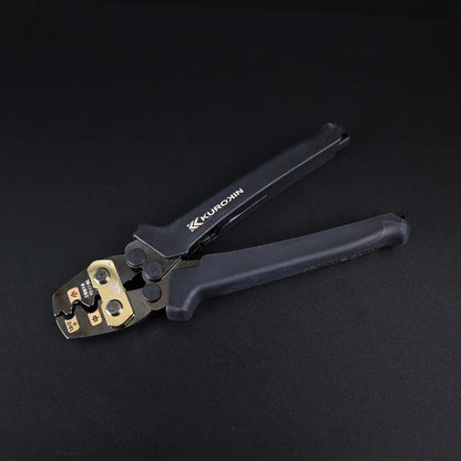 【予約商品】フジ矢 圧着⼯具 (銅線⽤‧リングスリーブ⽤)（黒金）FC-27-BG-