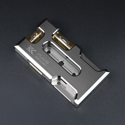 【予約商品】フジ矢 アルミ水平器（スイッチボックス用）（黒金）FTL-93-BG-