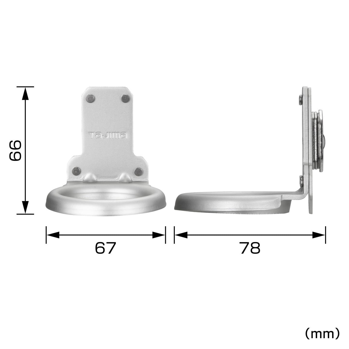 タジマ セフ工具ホルダーアルミ ハンマー1穴 SFKHA-H1