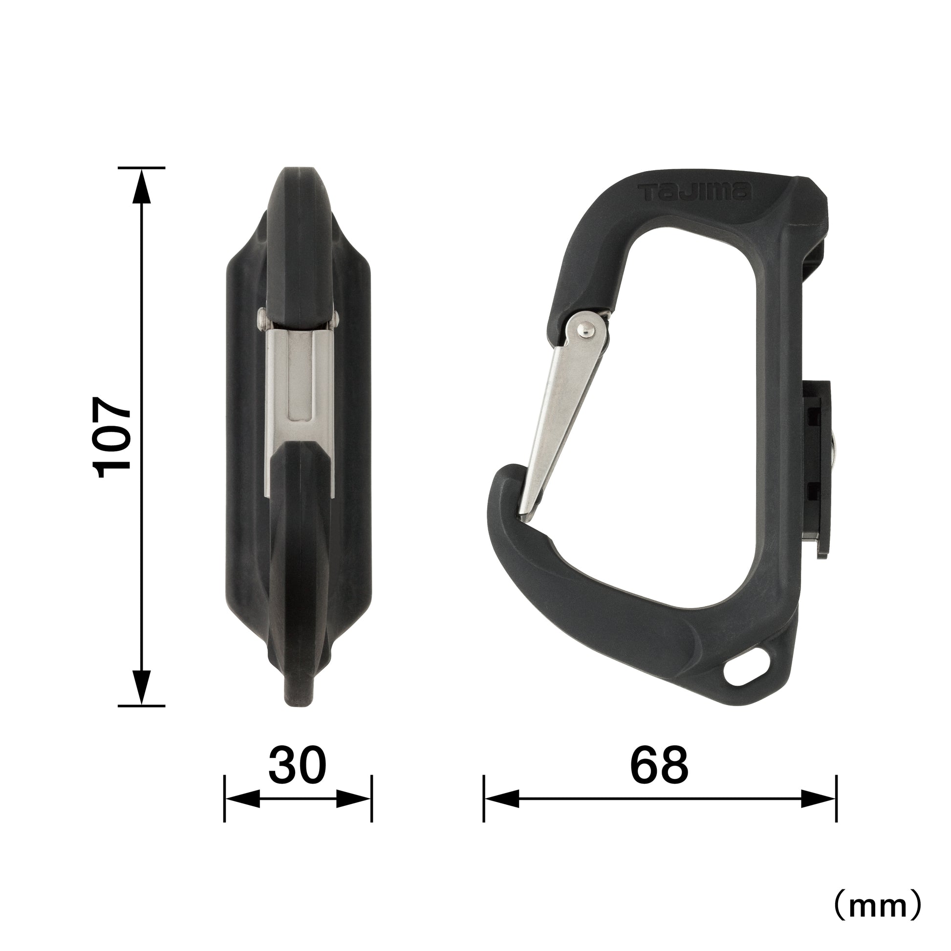 タジマ セフ工具ホルダー樹脂 スリムカラビナ大 SFSKHR-CL-SFSKHR-CL