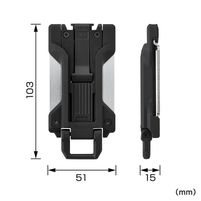 タジマ セフホルダー胴ベルト用 樹脂 フィット SF-FHLD-