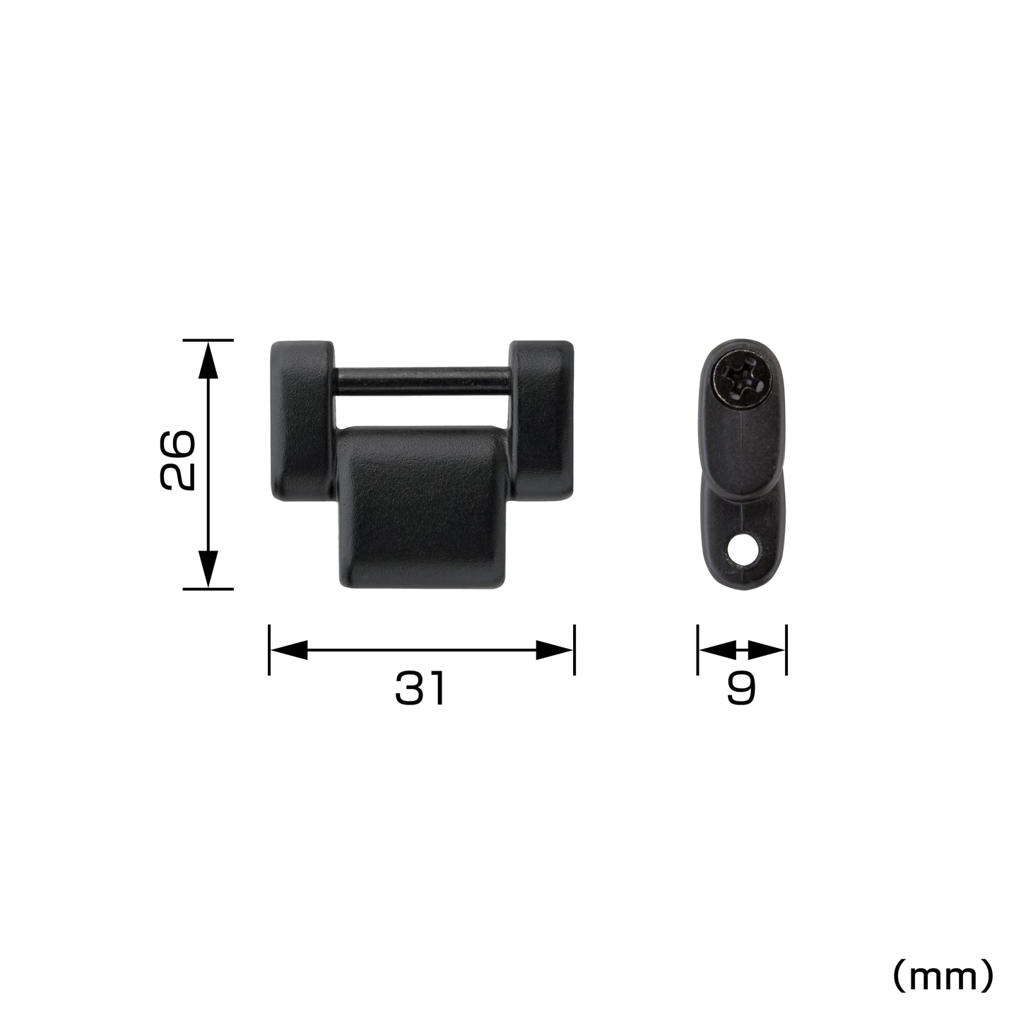 タジマ カスタムセフホルダー用連結パーツ 金属 SFP-JPBK/ SFP-JPSI-