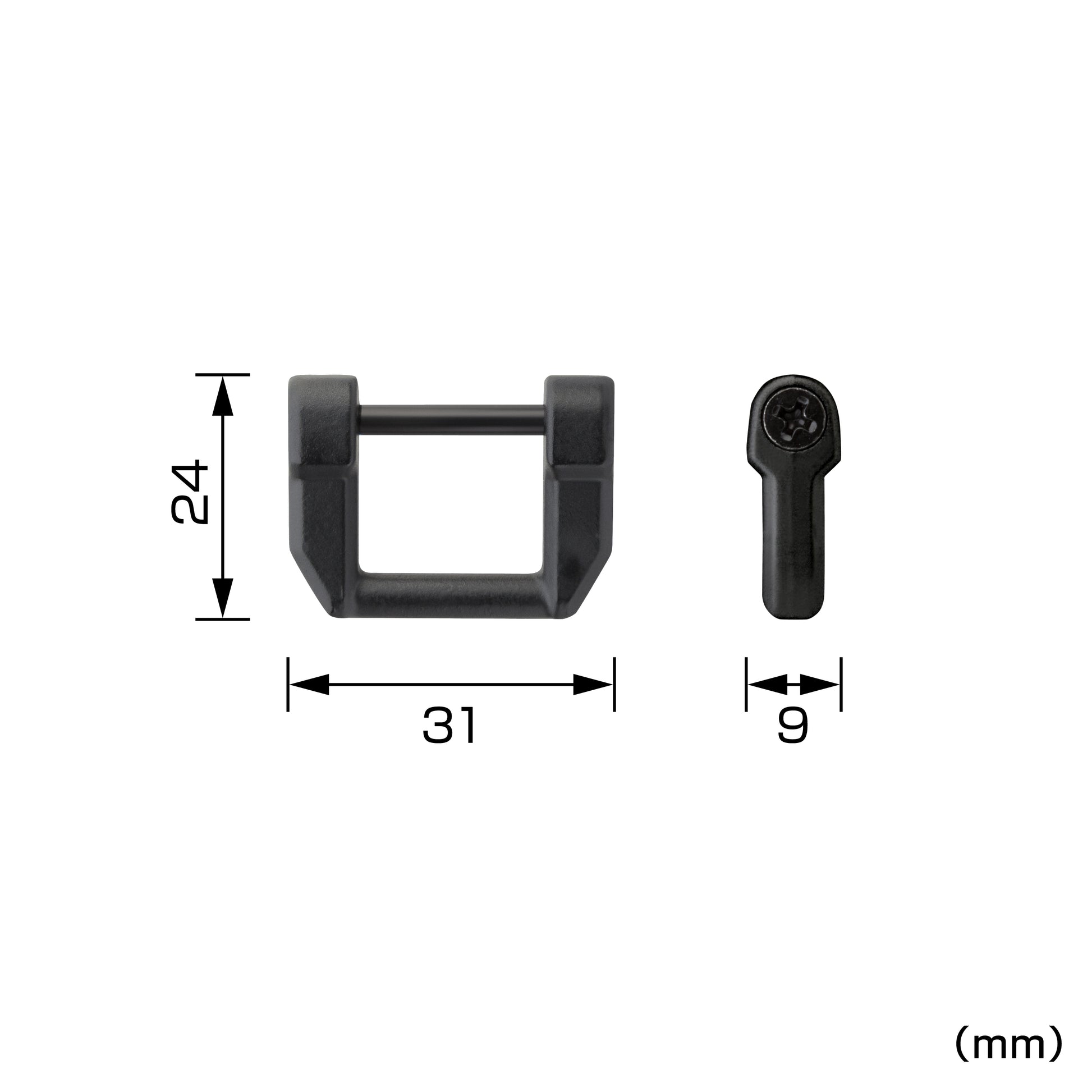 タジマ カスタムセフホルダー用安全ロープ取付環 金属 SFP-AZRSI/SFP-AZRBK-