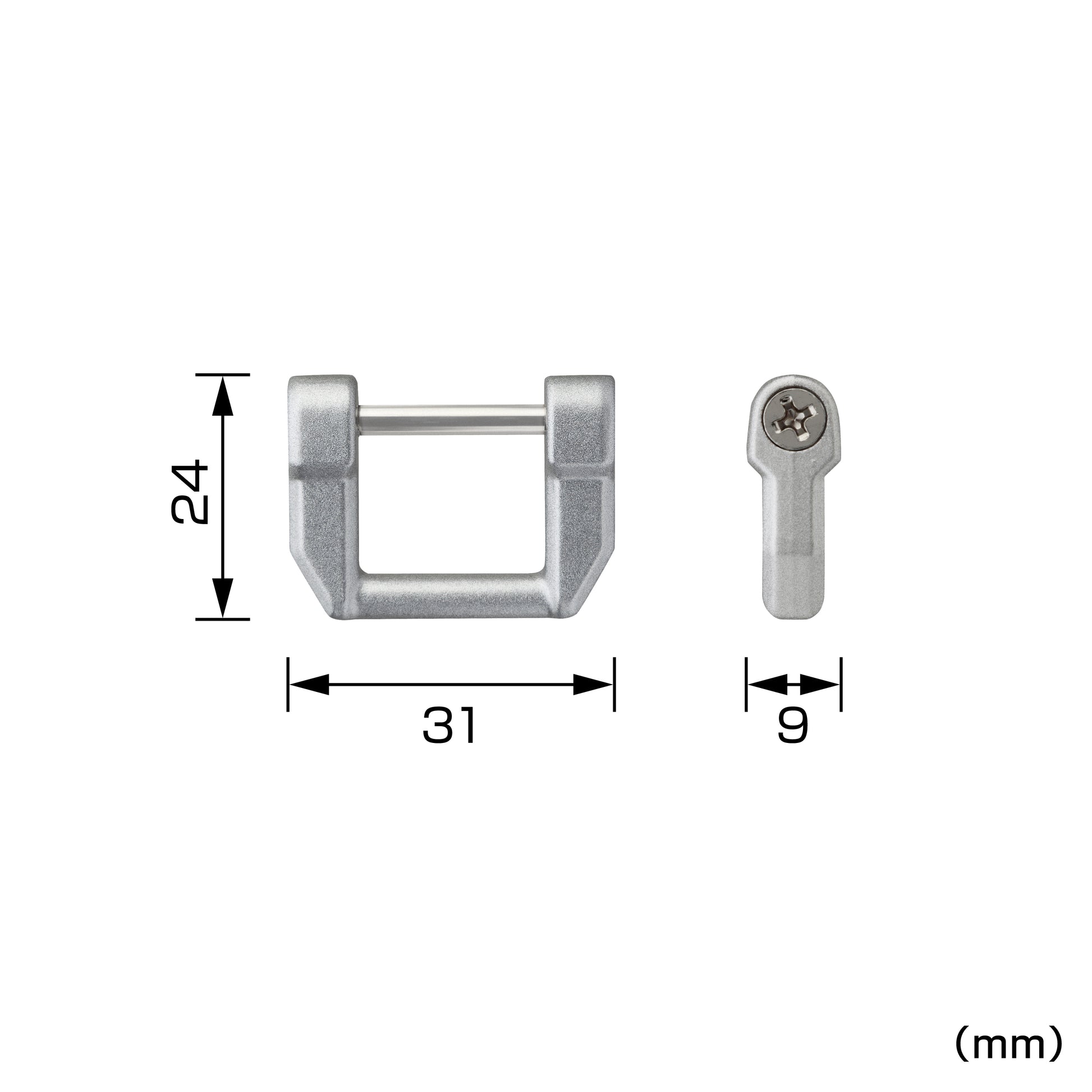 タジマ カスタムセフホルダー用安全ロープ取付環 金属 SFP-AZRSI/SFP-AZRBK-