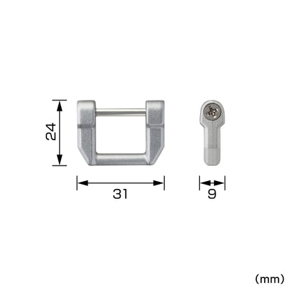タジマ カスタムセフホルダー用安全ロープ取付環 金属 SFP-AZRSI/SFP-AZRBK-