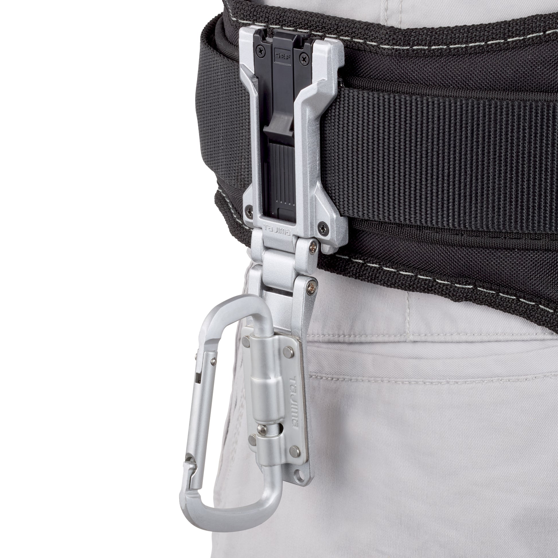 タジマ カスタムセフホルダー用工具ホルダーアルミ スリムカラビナ小 折りたたみ SFPSKHA-CSF