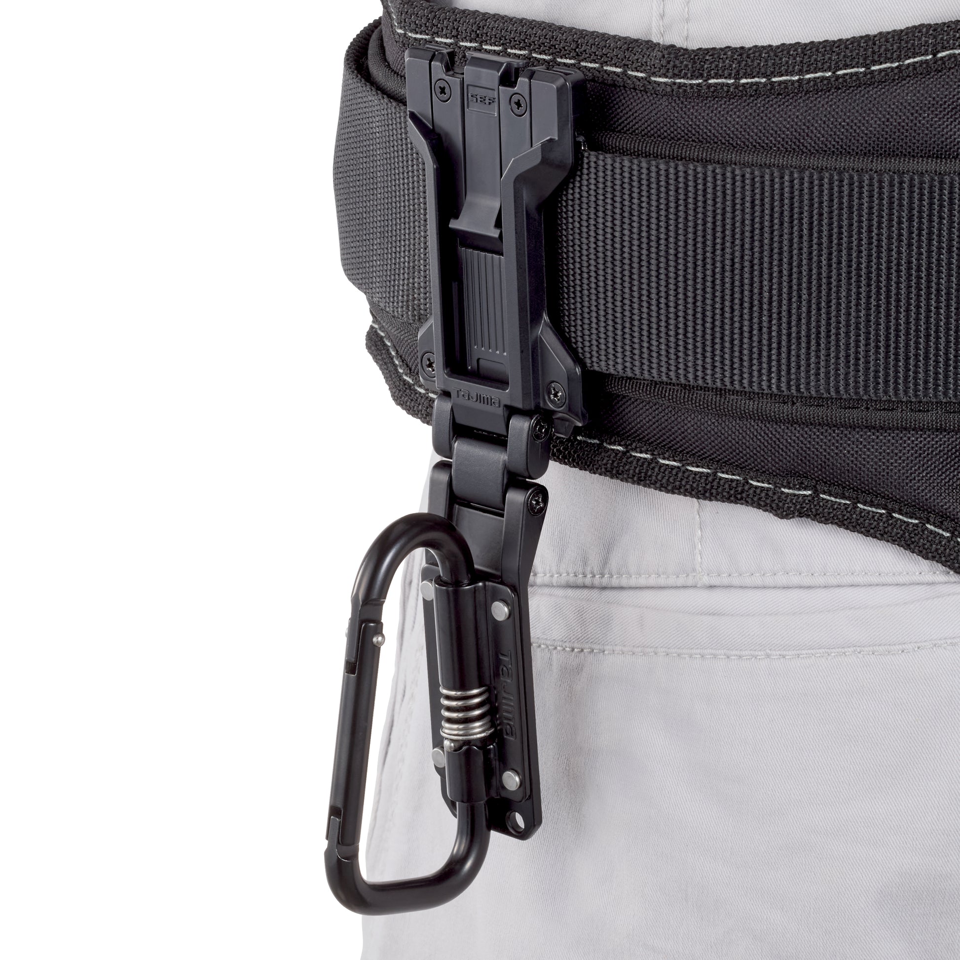 タジマ カスタムセフホルダー用工具ホルダースチール スリムカラビナ小 折りたたみ SFPSKHI-CSF-