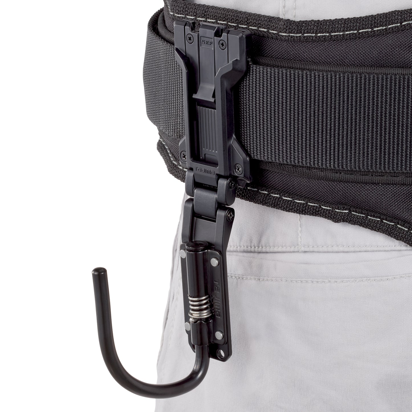 タジマ カスタムセフホルダー用工具ホルダースチール スリムJフック 折りたたみ SFPSKHI-JF