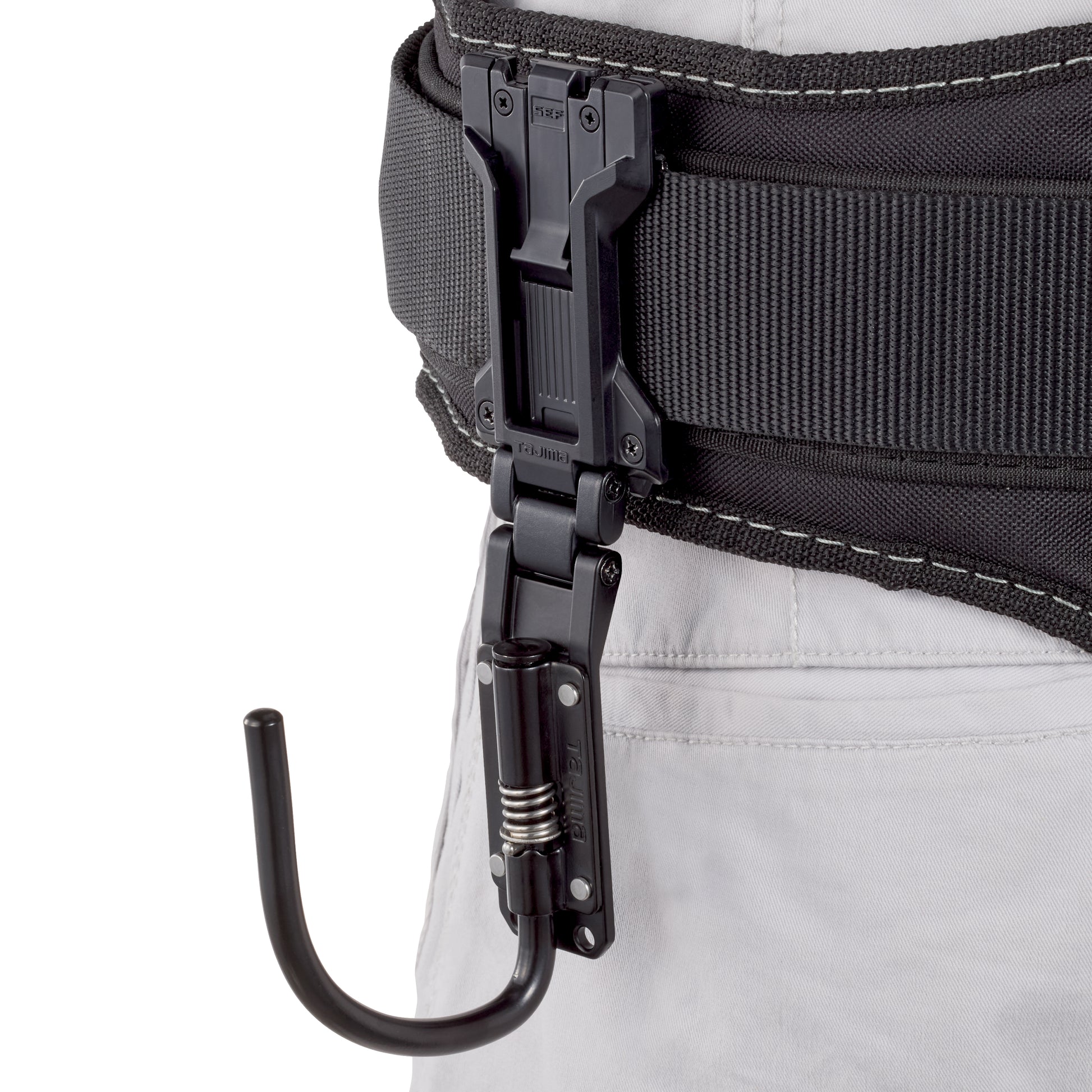 タジマ カスタムセフホルダー用工具ホルダースチール スリムJフック 折りたたみ SFPSKHI-JF