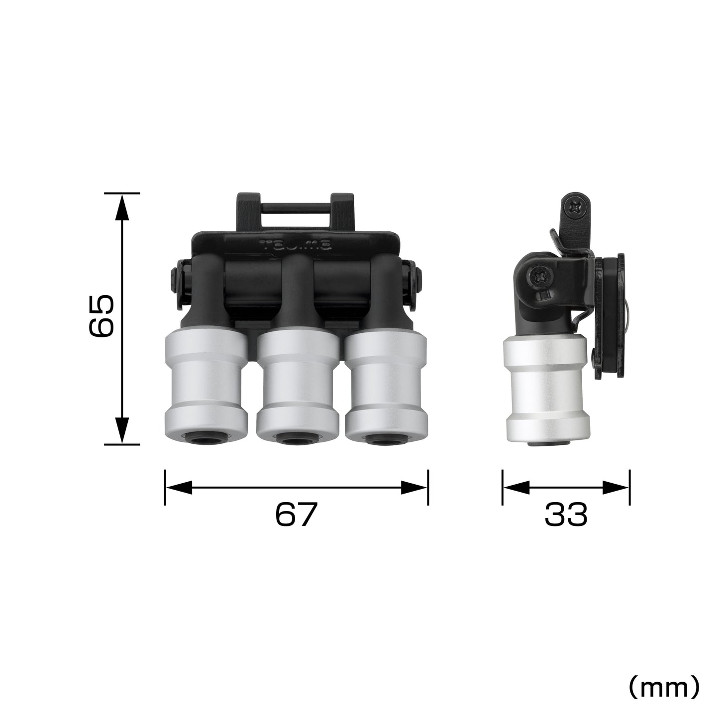 タジマ セフ工具ホルダー ビットホルダー 3連 SFKHI-BH3-