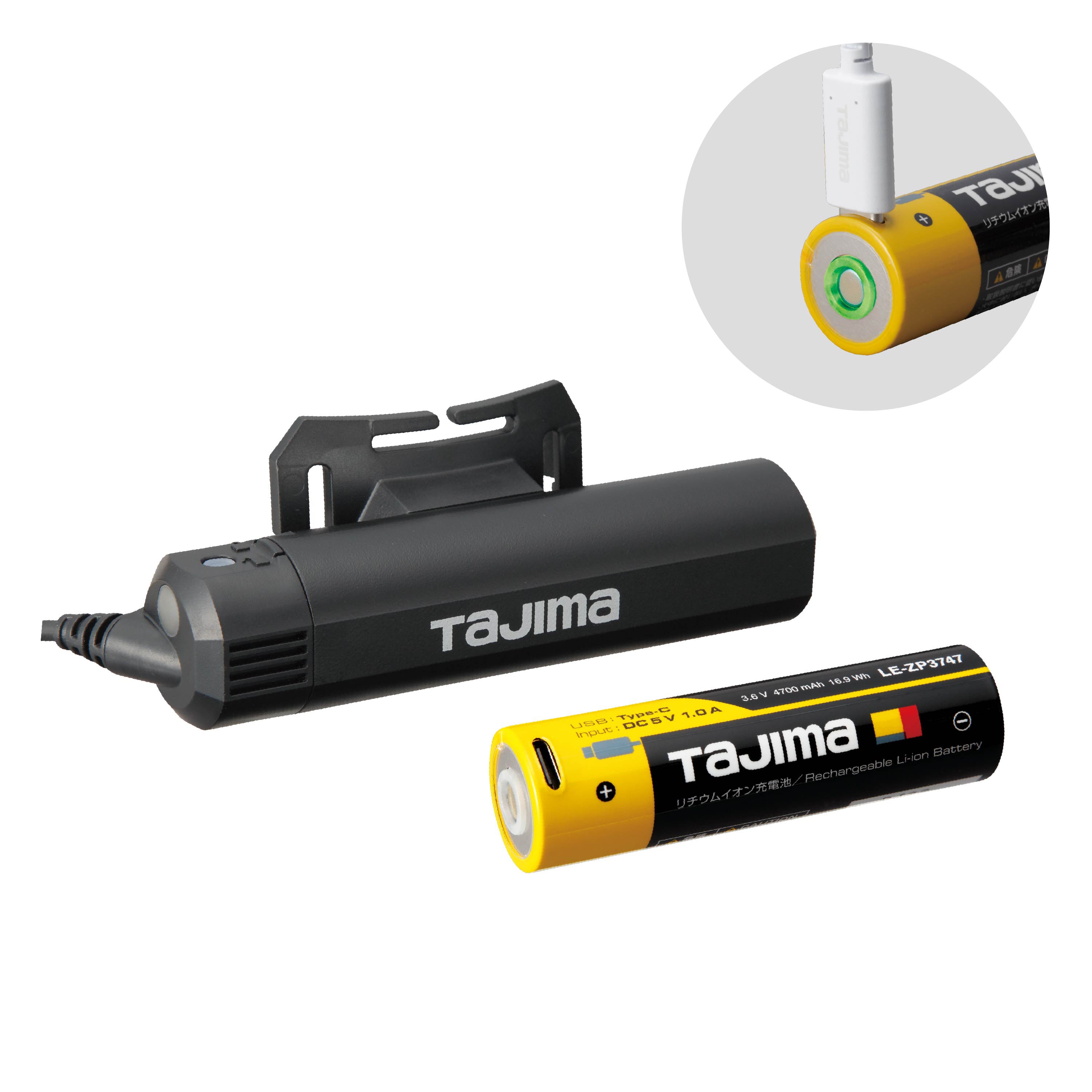 タジマ ヘッドライト NDS 500lm 大径照射 3747セット NDS50A-B47